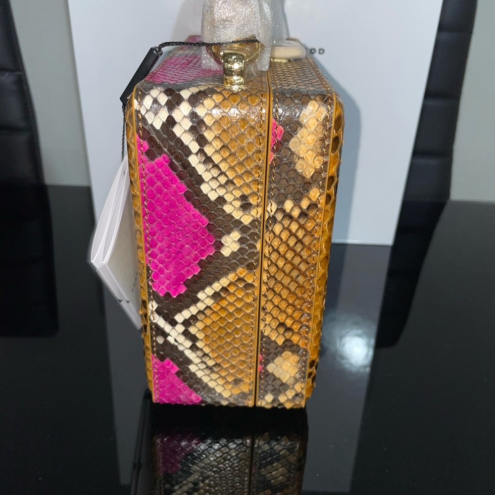 Brandon Blackwood Fuschia Snakeskin Kendrick Trunk - Picture 4 of 9